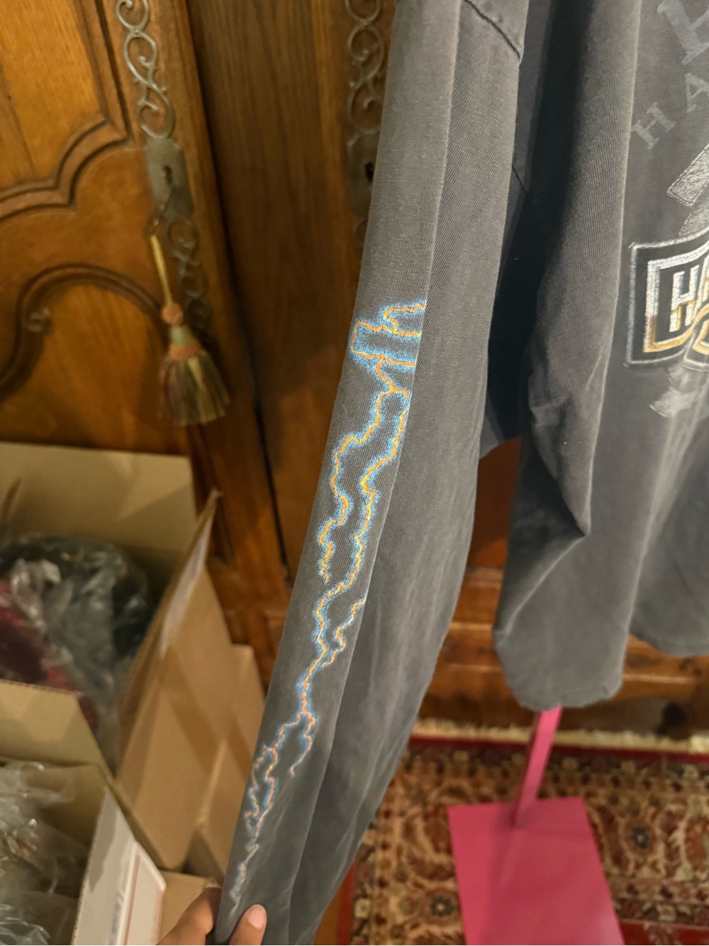 Harley-Davidson 'Make Some Noise' Black Long Sleeve Tee - Picture 4 of 6